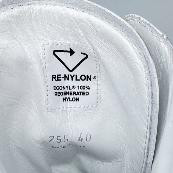 Prada Monolith Leather & Nylon Lug Sole Combat boots size 40 - Picture 9 of 13